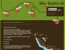 Tablet Screenshot of bio-kurier.ch